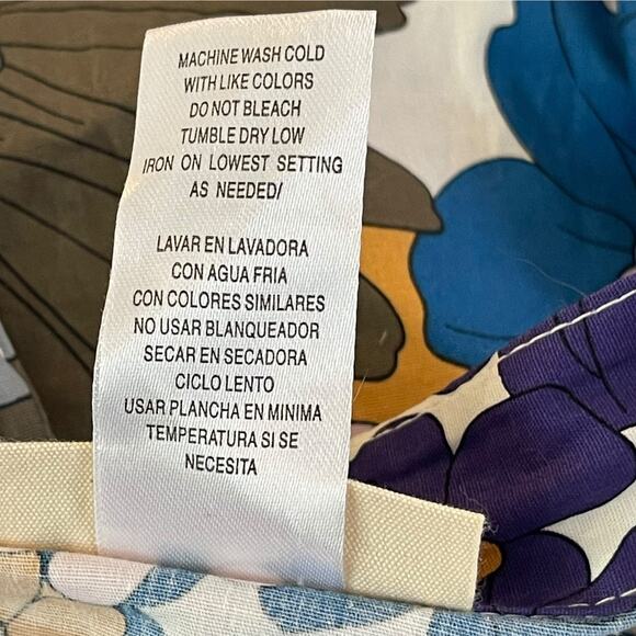 52Seven Floral Midi Dress Spring Summer Fall Pockets Fun Flirty ButtonUp Size 16 - Picture 11 of 12